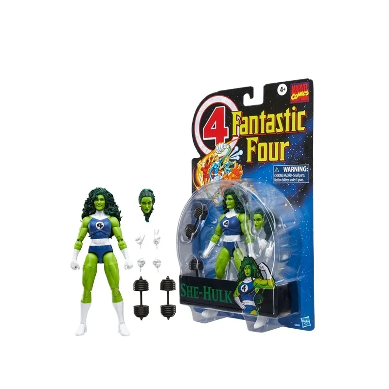 

Marvel Legends 6-Inch Action Figure Set - Hulk And Magical Four Heroes Children's Birthday Gift Collectible Toys for Kids