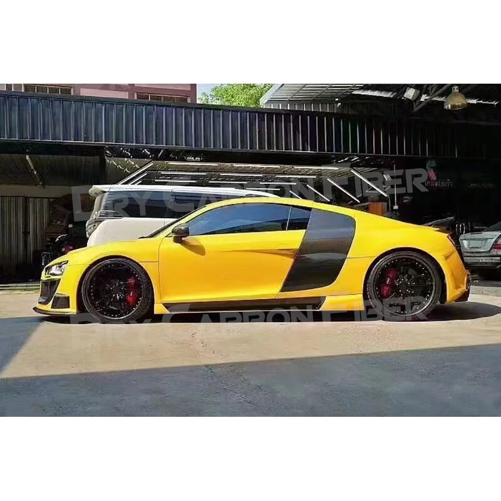 

Carbon Fiber Car Side Door Fender Cover Trims for Audi R8 V8 V10 2008 2009 2010 2011 2012 2013 2014 2015