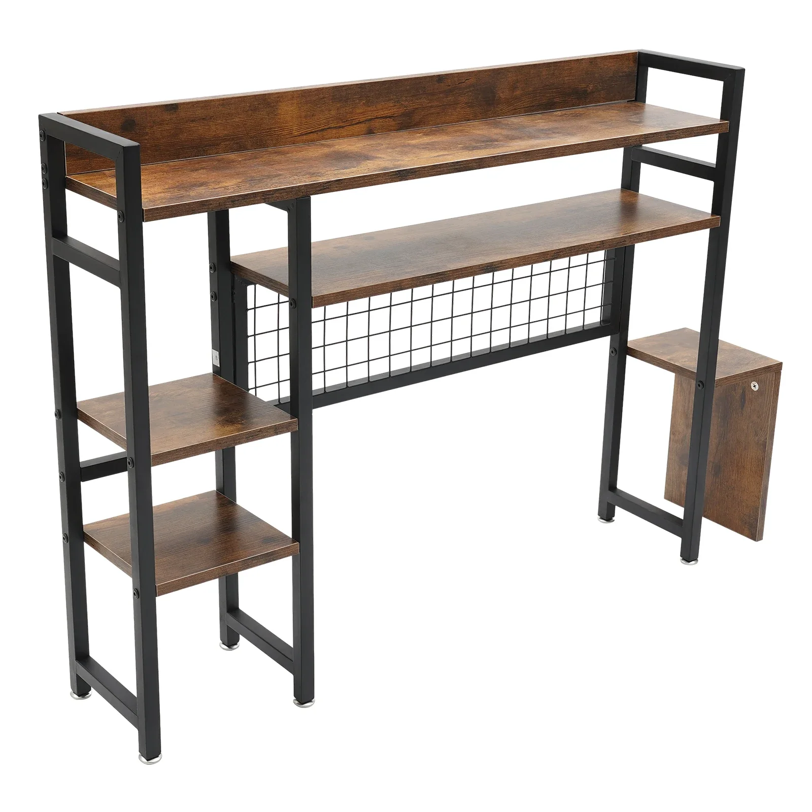 

Multipurpose Desktop Bookshelf Countertop Display Shelf Bookcase Organizer 66.14 lbs Load-bearing For Dorm Office Home