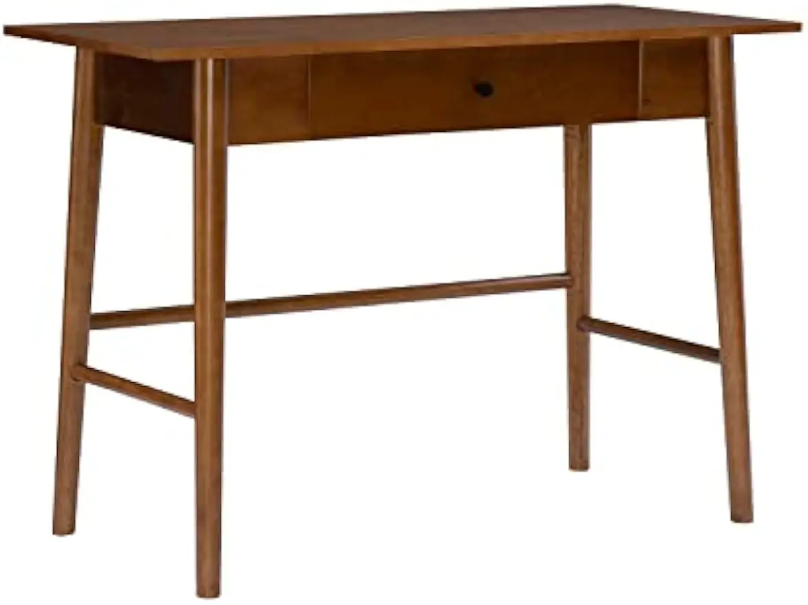 

Melissa Mid Century Walnut Desk by Linon