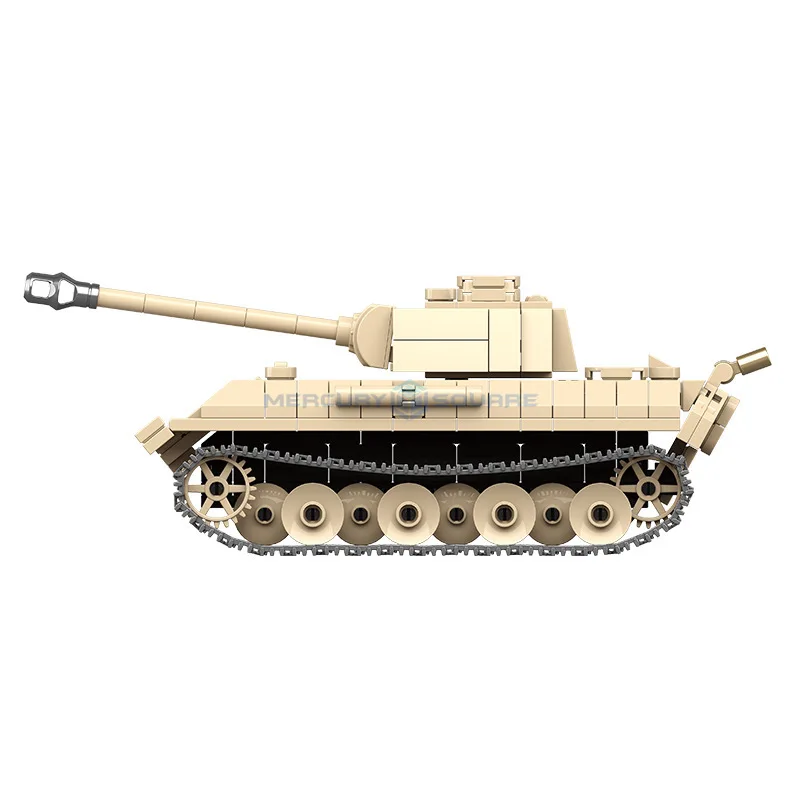 

Leopard Medium Tank Model Blocks MOC 100245 Modern Military Transportation Vehicle Building Bricks High Tech Toy Gift Kids Boys