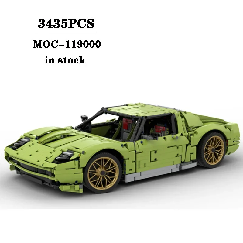 2006 New MOC-119000 Speed Champion Roadster Concept Car Fit 42115 Supercar Model Building Block Toys Kids Gifts Christmas Gifts