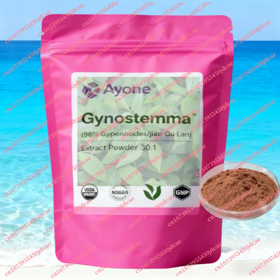 Embalaje de bolsa de papel de aluminio Jiaogulan personalizado de fábrica Gynostemma 30/1 para distribuidores globales