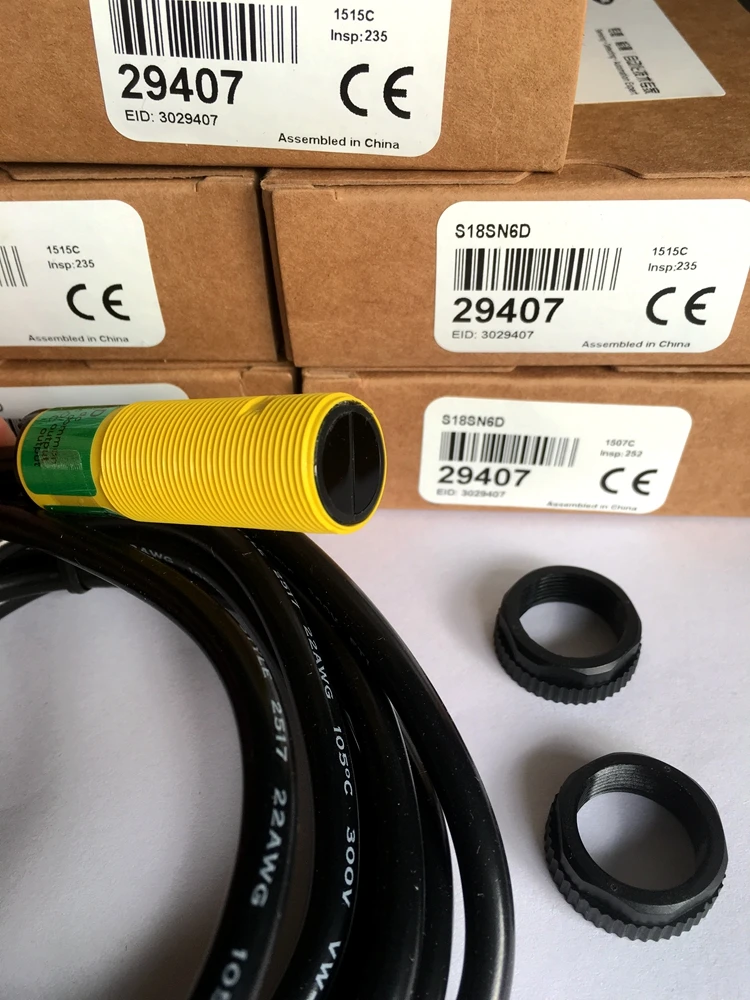 

New original American BANNERsM18 cylindrical photoelectric switch S18SN6D S18SP6D