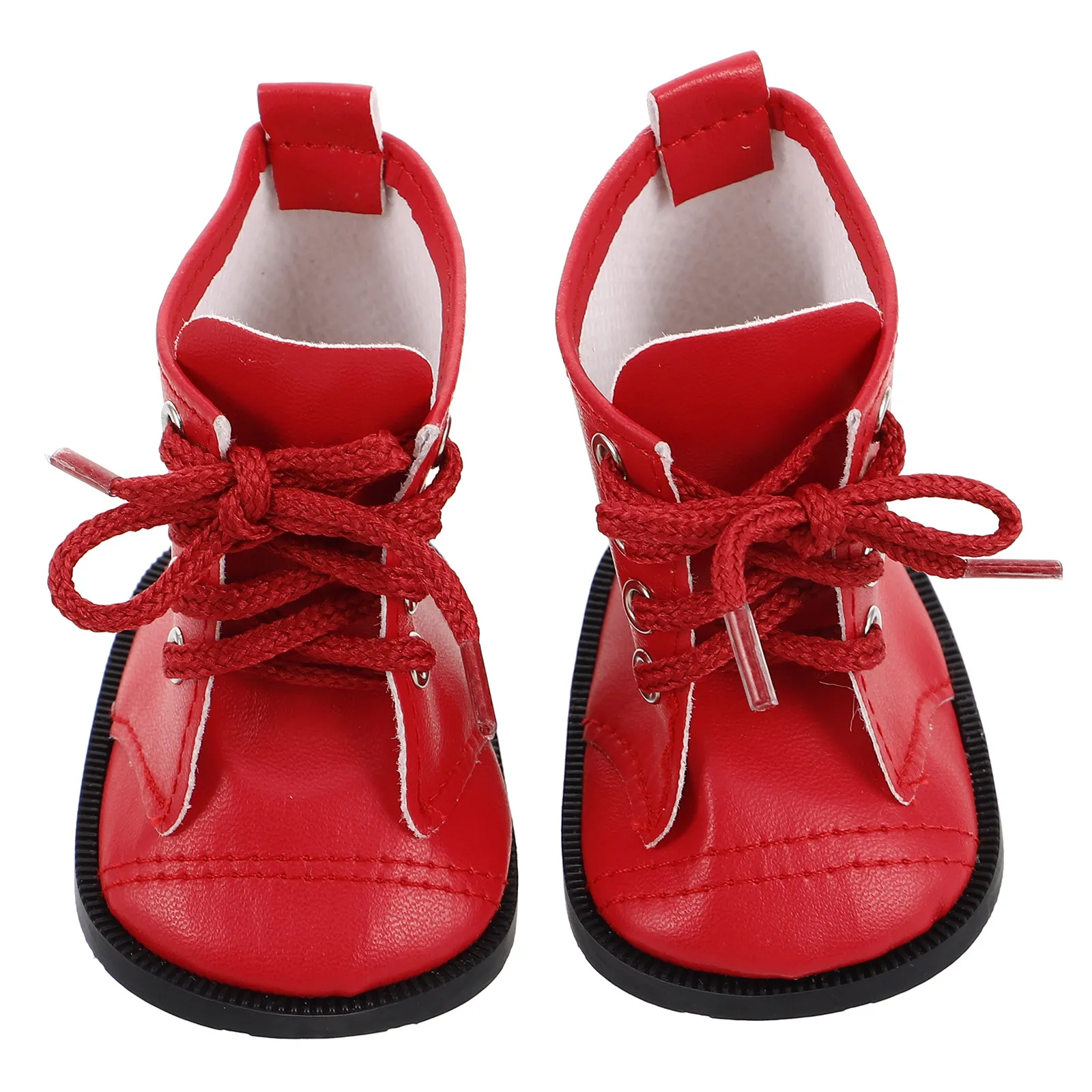 

1Pair Cute PU Boots 18 Inch Girl Fashion Accessories Dress Up Miniature Outfit Inch Fashion Accessories