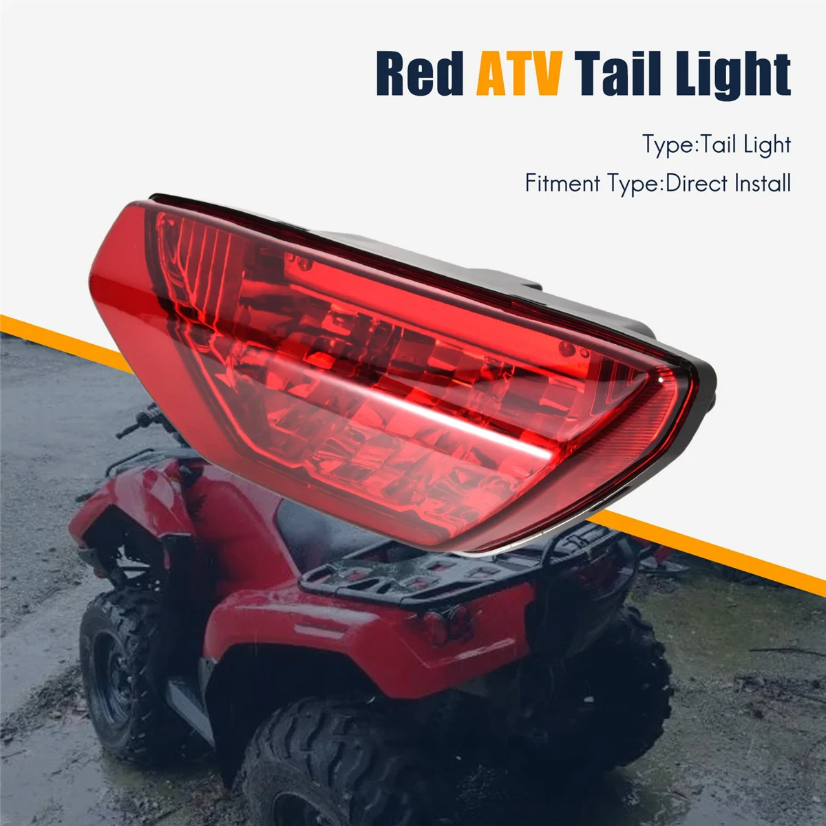 

A70P красный задний фонарь для квадроцикла для Honda TRX420 TRX500 Rancher Foreman TRX 400EX RUBICON TRX250 2006-2015