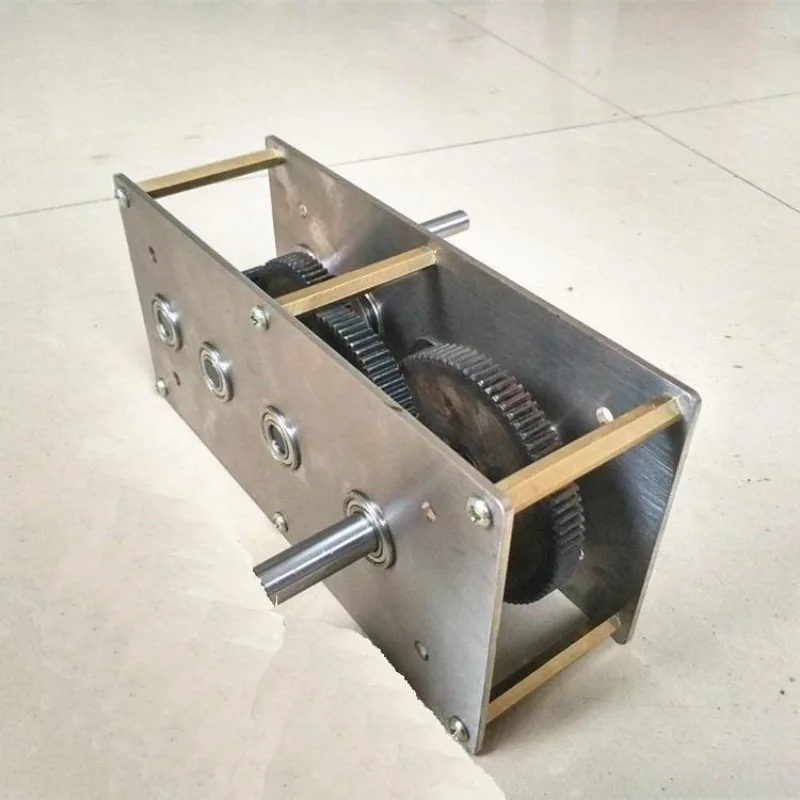 Hand Crank Generator Gearbox High Speed Increase/Reduction Gear Box for Wind Turbine Hydraulic DIY Transmission System