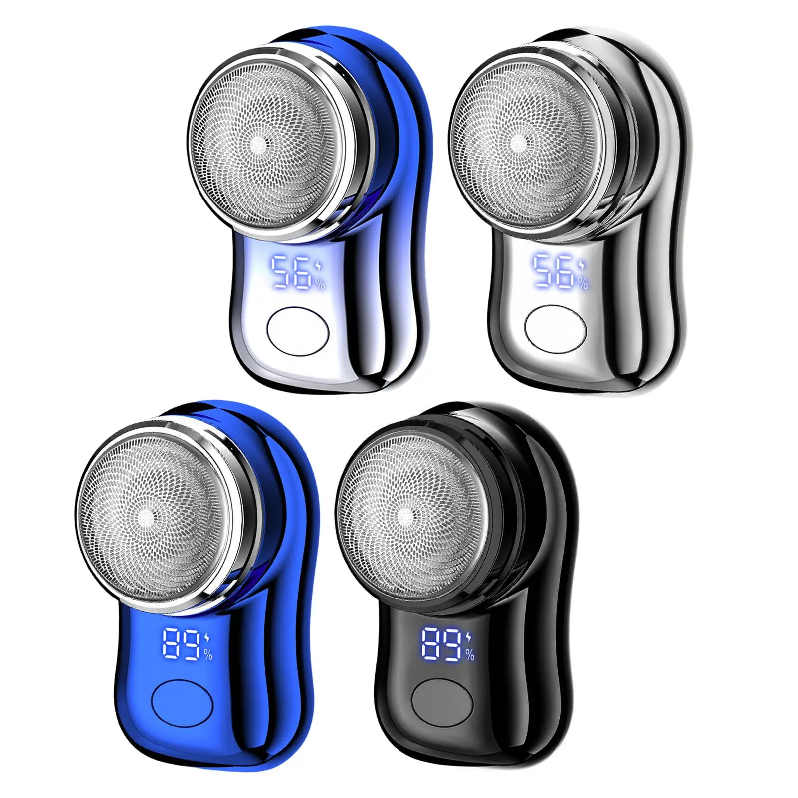 ماكينة حلاقة كهربائية صغيرة للرجال ماكينة حلاقة اللحية قابلة للفصل وقابلة للغسل وإزالة شعر الوجه الصغير للتخييم المكتبي #1