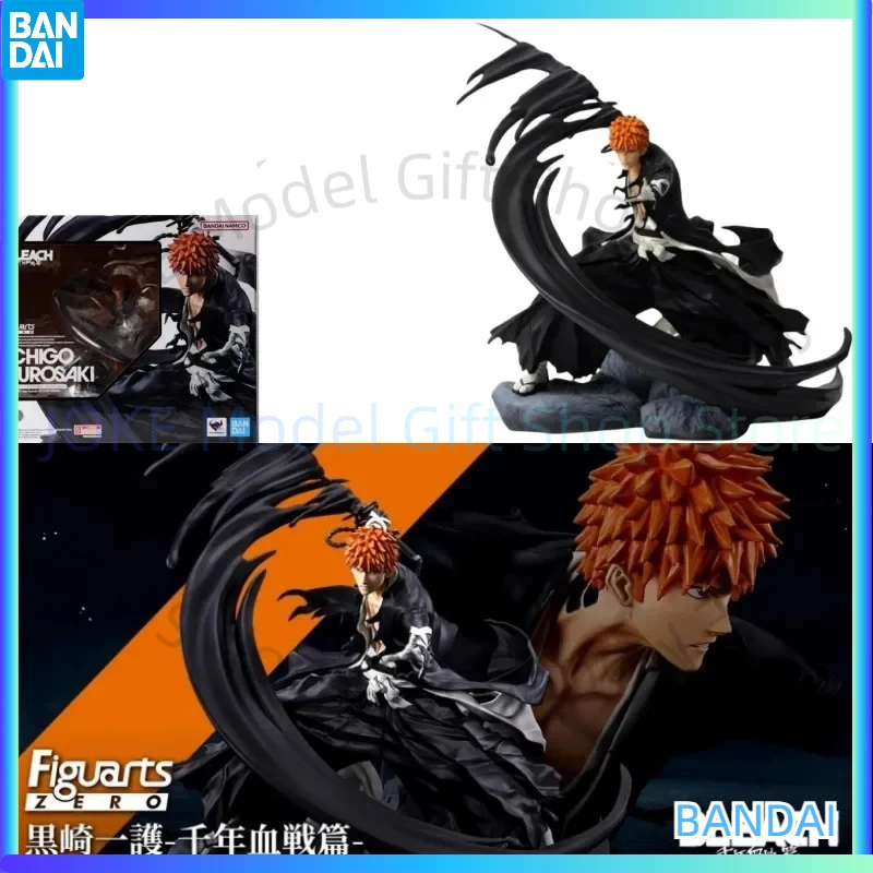 

Bandai Original in Stock Figuarts ZERO BLEACH Anime Figure Kurosaki Ichigo Action Figure Toys for Boys Kids Gifts Collection