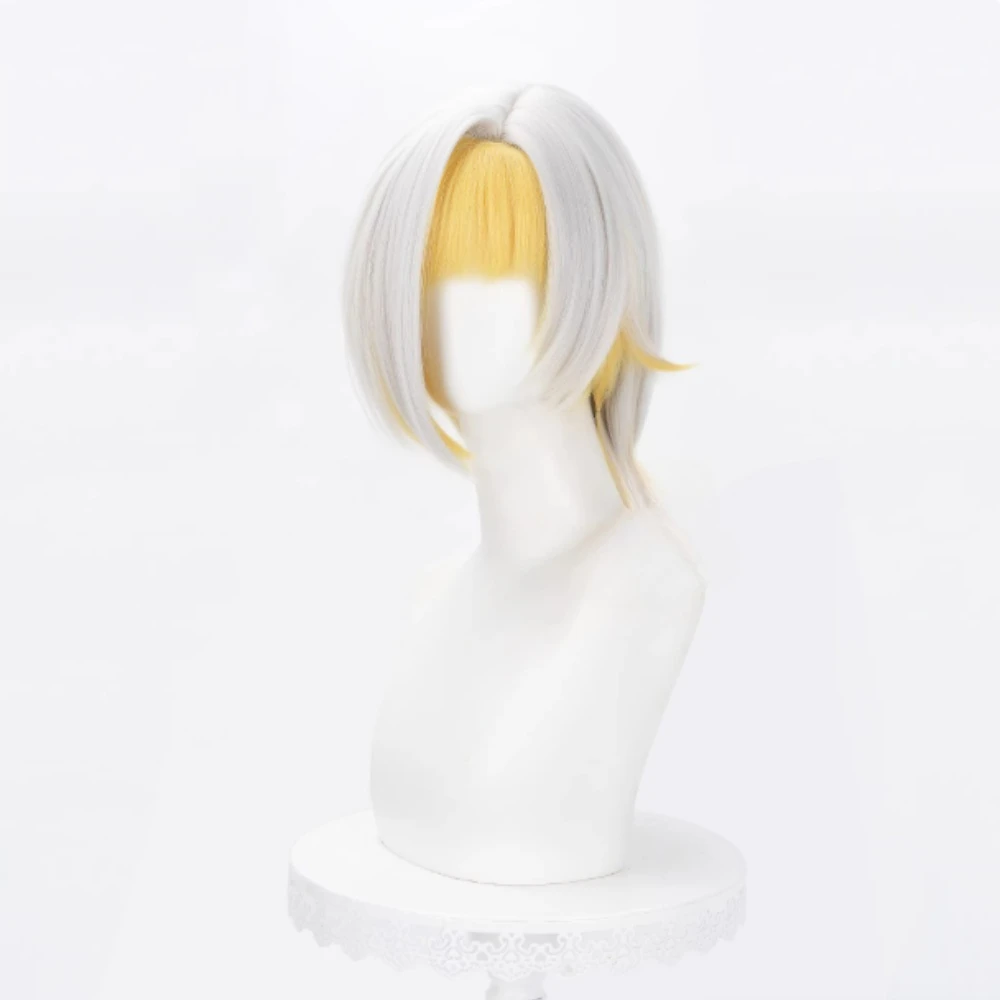 Dimension Fantasy Border Prison Bus Company Cosplay Kromer peluca realista cuero cabelludo peluca de fibra sintética