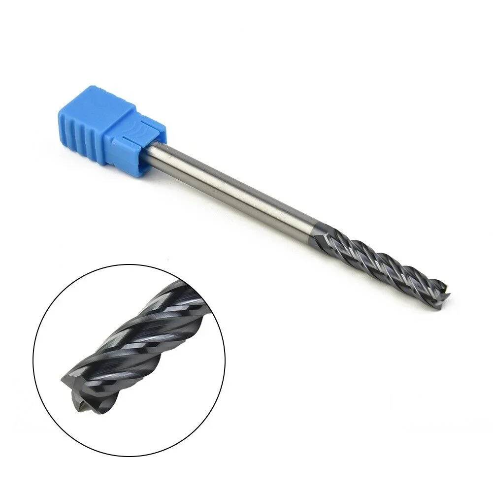 

End Mill Long Shank 100mm Tungsten Carbide End Mill featuring 4 Flutes Design suitable for a Wide Range of Materials