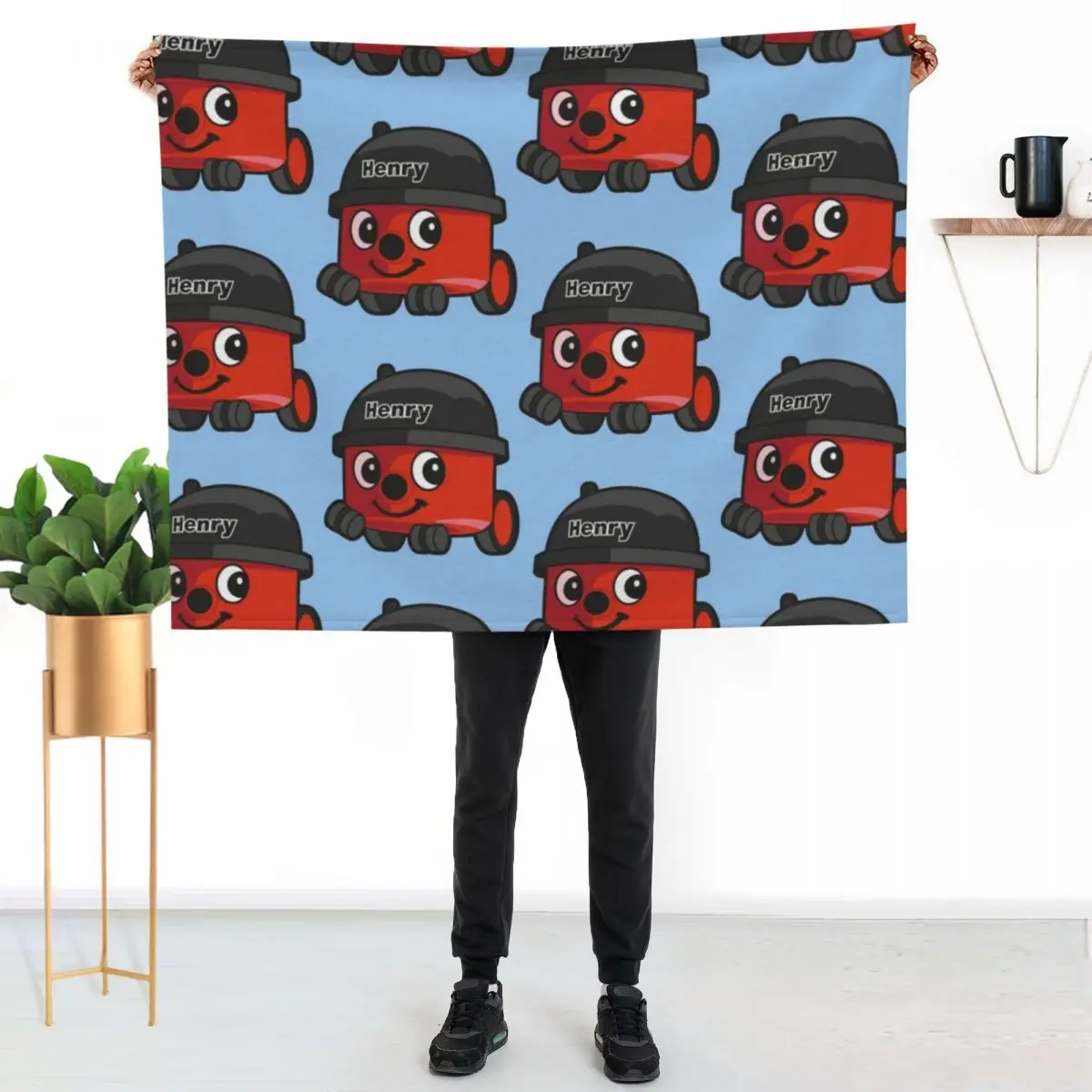 henry hoover Throw Blanket Soft Bed Camping Blankets For Sofas Retros Fashion Sofas Blankets