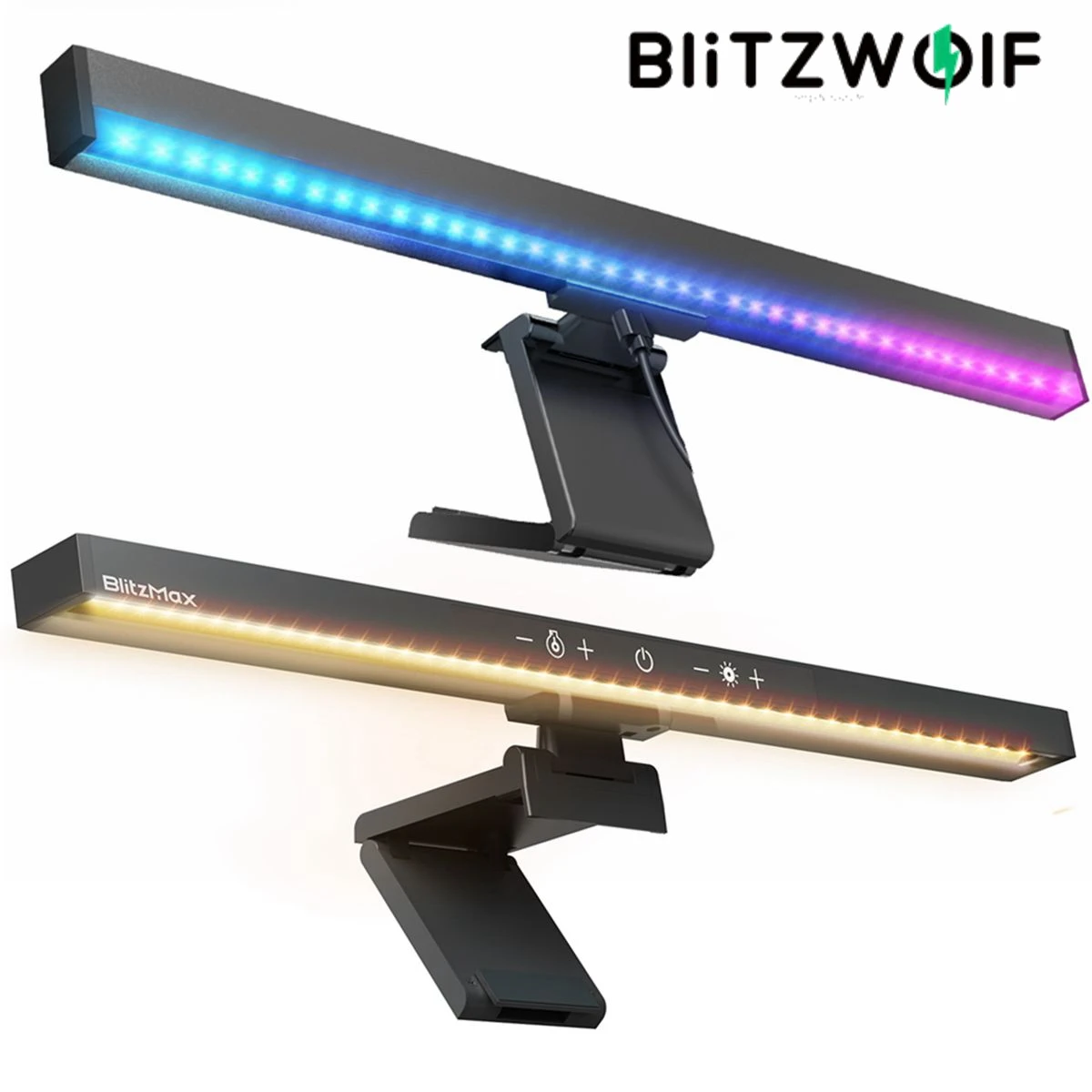 

BM-CS1 RGB Backlight Computer Monitor Lamp Stepless Screen Hanging Light Bar for Home Office Desk w/ Memory Function