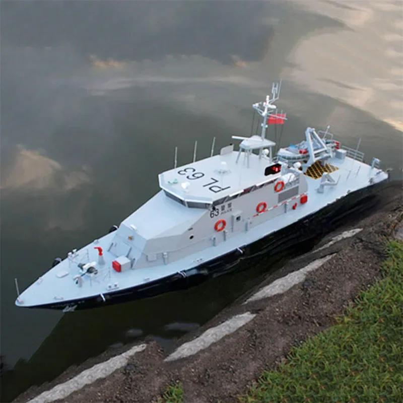 1/30 RC Coast Guard Ship Model Finished Electric Remote Control Ship Model Toy Hong Kong Marine Police Ship Model