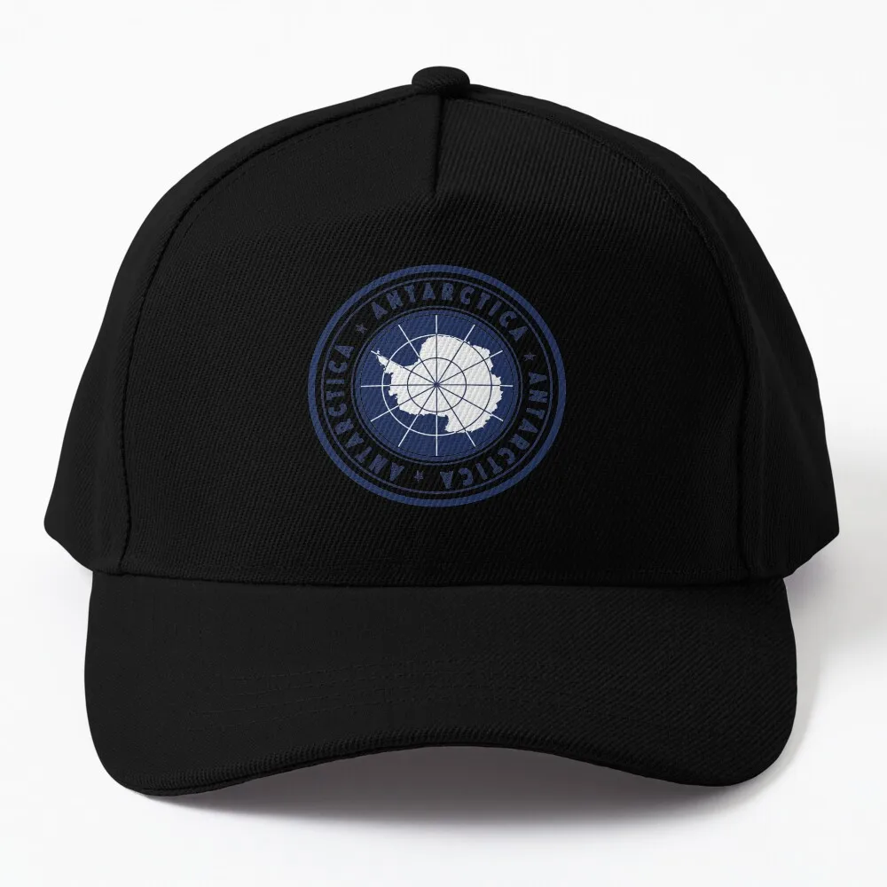 

Round Antarctica flag design - Blue Baseball Cap Hats Baseball Cap Luxury Brand Men'S Hat Luxury Women'S