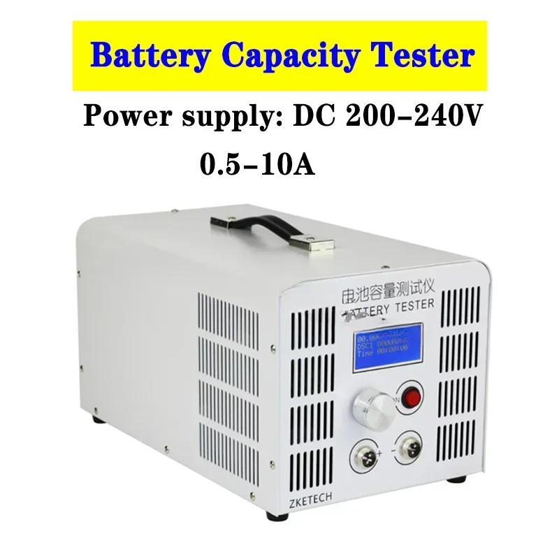 12V-72V Lead-acid Lithium Lead Acid Battery Capacity Tester Discharge Current Support PC Software Test Machine Tools EBD-B10H