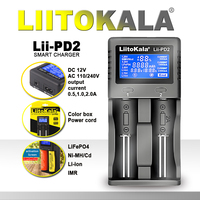 LiitoKala LCD Display 21700/18650/AA/AAA AC 110-240V Input Multi-Protection Auto-Detect Lii-PD2/PD4 PD Fast Charger
