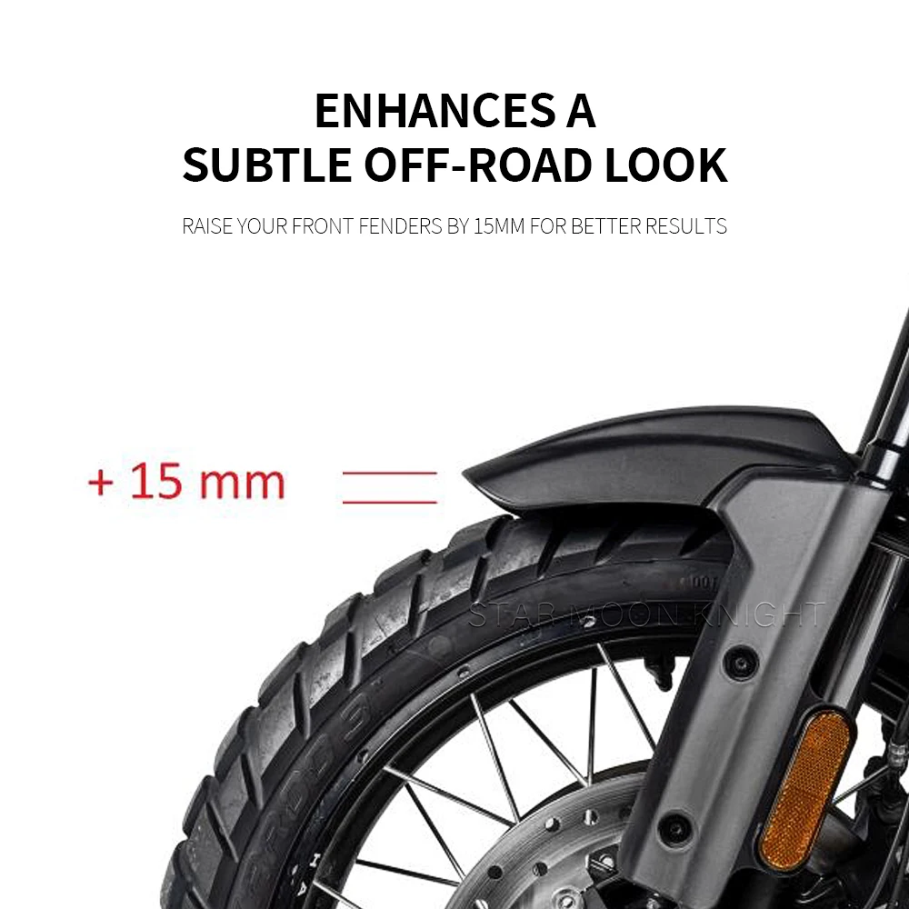PA1250 Front Fender Riser Adapter For Pan America 1250 Special RA 1250 S 2021 - Motorcycle Accessories Fender Lifting Bracket