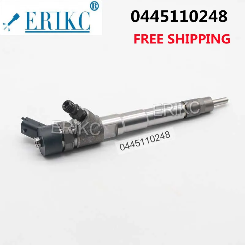 ERIKC 0445110248 Genuine New Automotive Parts Fuel Injectors 0 445 110 248  For Iveco Fiat CR12-16 504088823 504380117