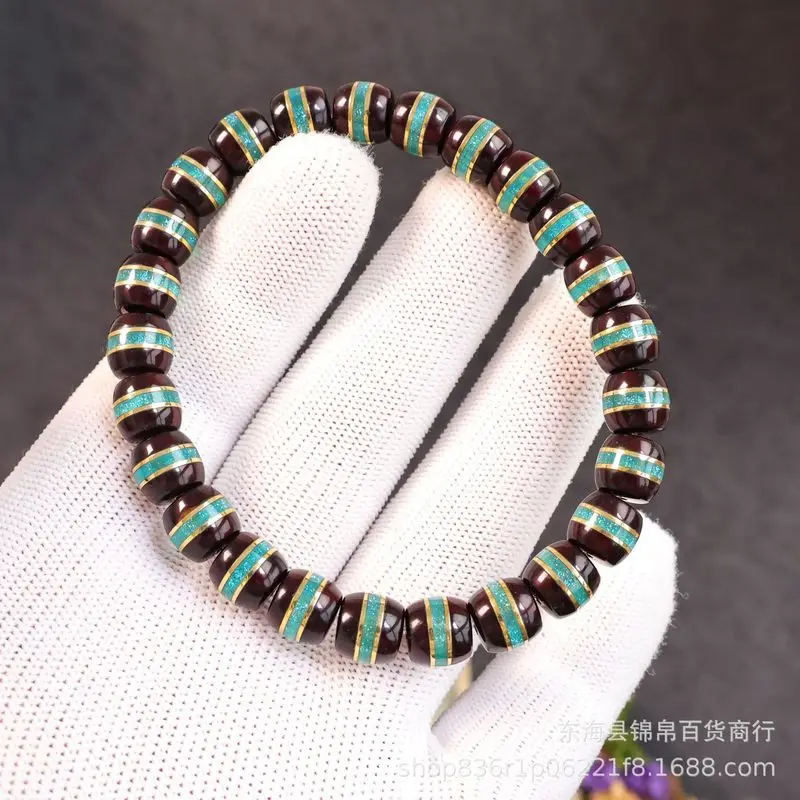 Solid Purple Rat Inlaid Opal Gold Belt Handheld Bracelet