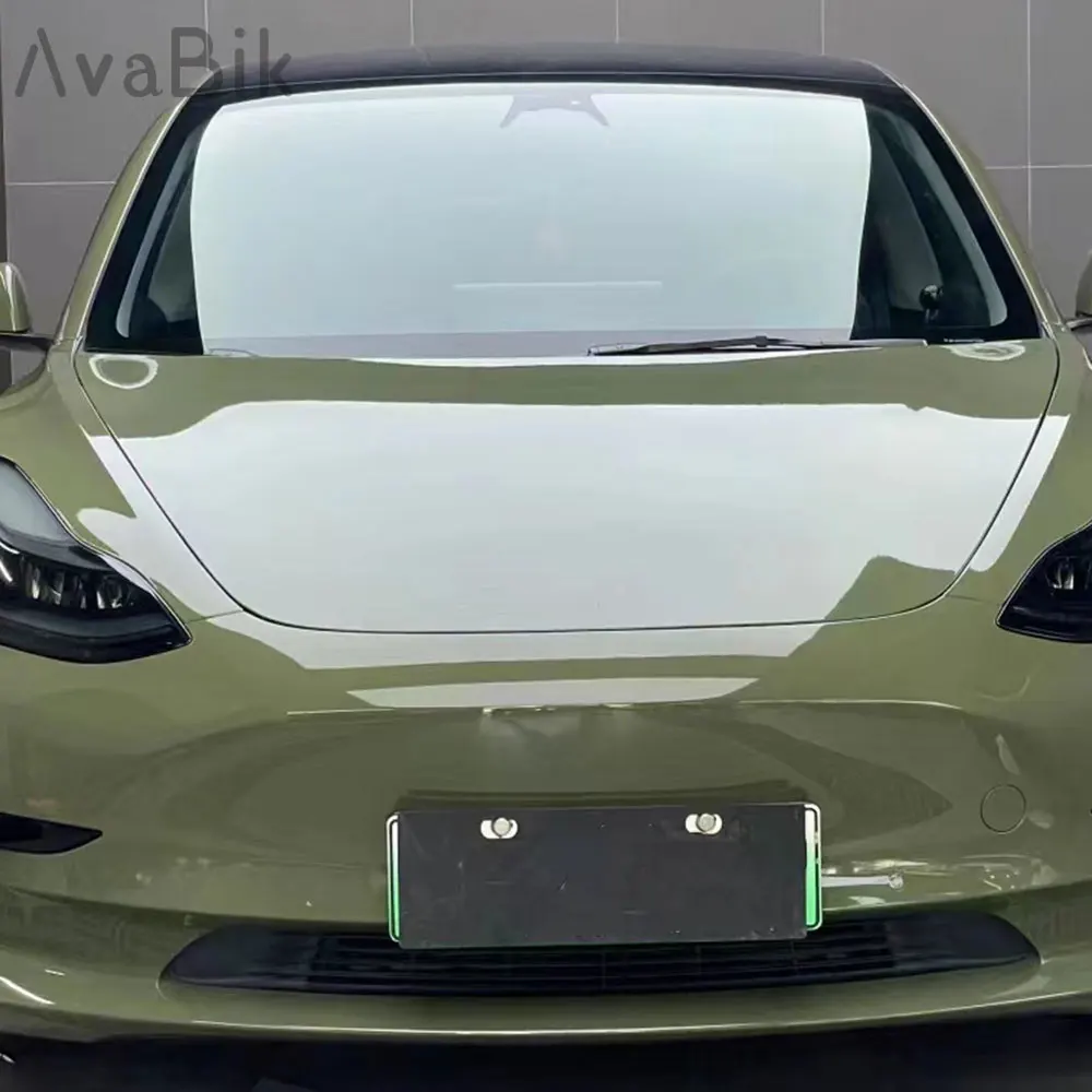 1x1,52/3 м броня зеленая автомобильная пленка виниловая пленка, меняющая цвет с воздухом для наклеек на мотоцикл, пленка для кузова автомобиля
