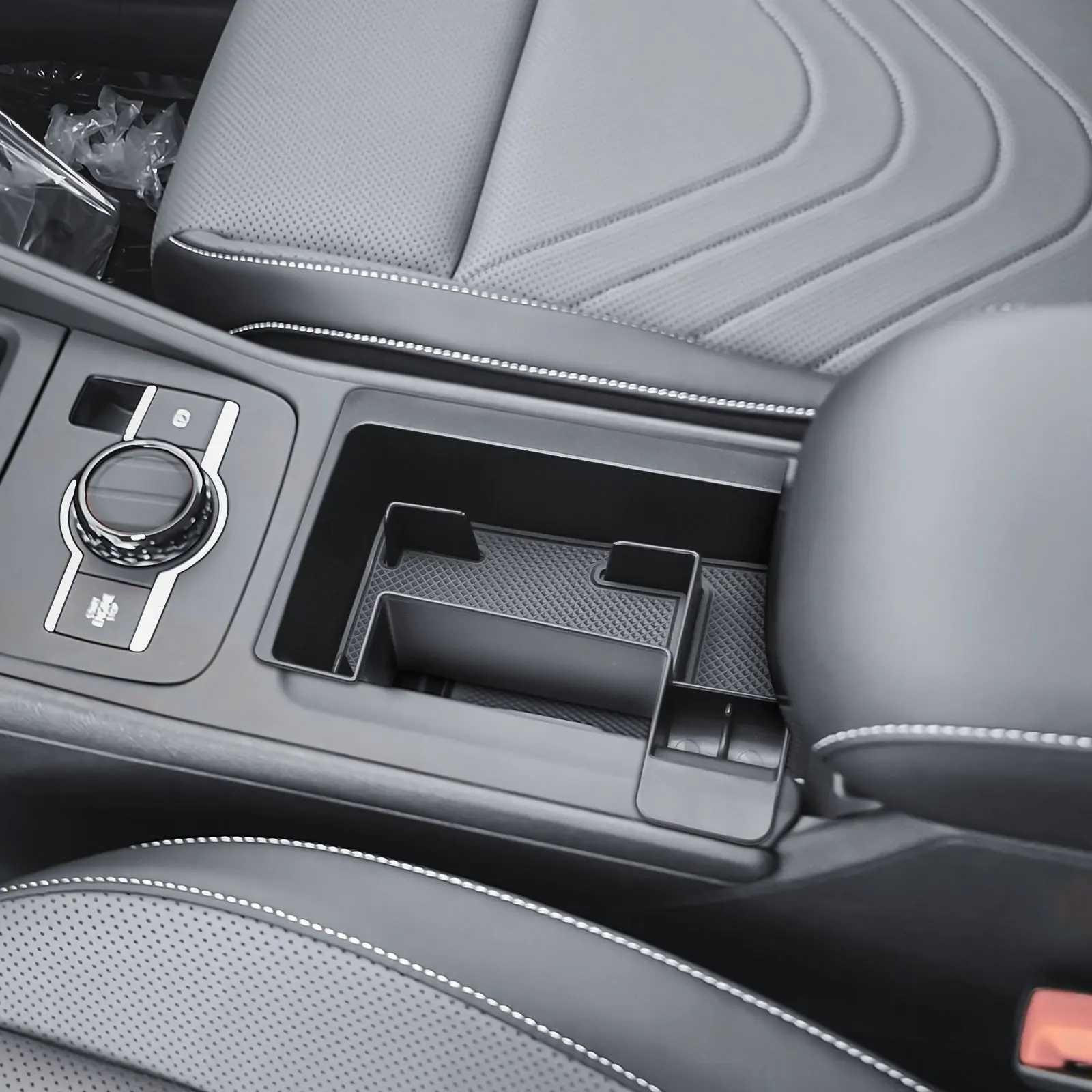Image of Mittelkonsolen-Organizer für VW Volkswagen Tiguan 2025 2026 – Aufbewahrungsbox für Schalthebel und Armlehne, Münzhalter, Auto-Box-Organizer
