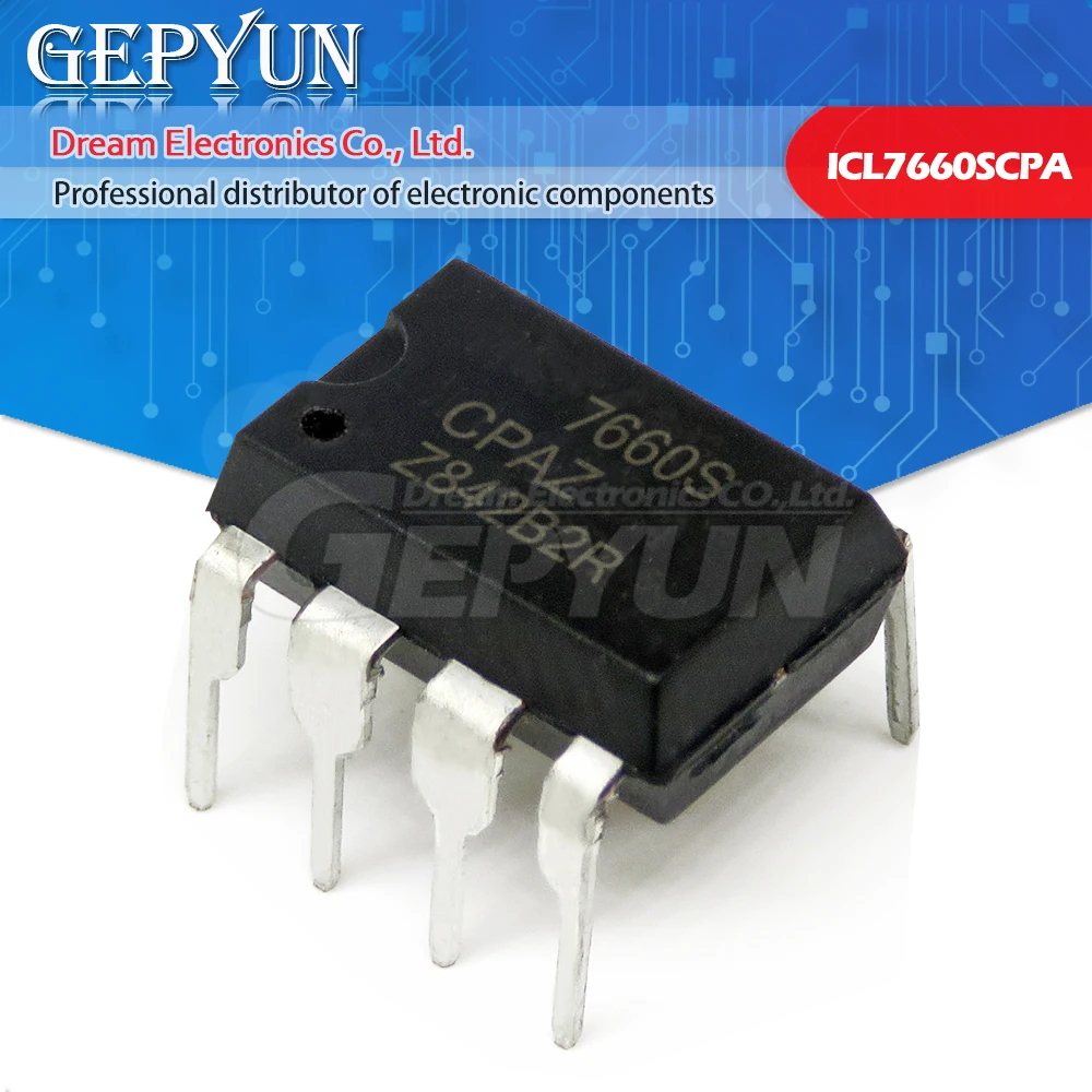 10pcs ICL7660SCPA DIP8 ICL7660 DIP ICM7555IPAZ DIP-8 ICL7660SCPAZ ICL7660S ICM7555