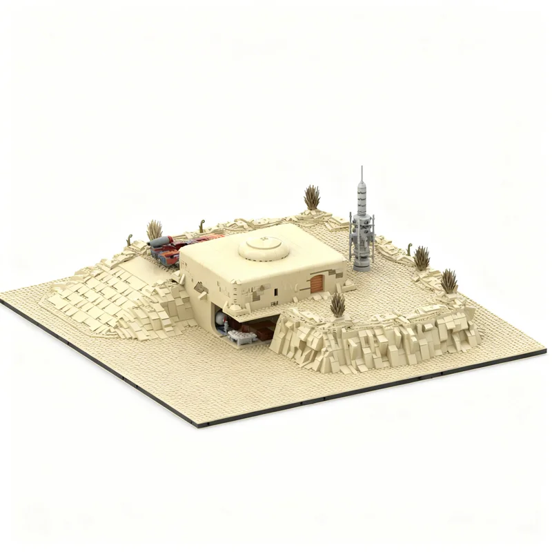 4088pcs MOC Ben Kenobi's House Star Battle Model Toys Building Blocks Construction Christmas Gift Collection Art 3D Creative