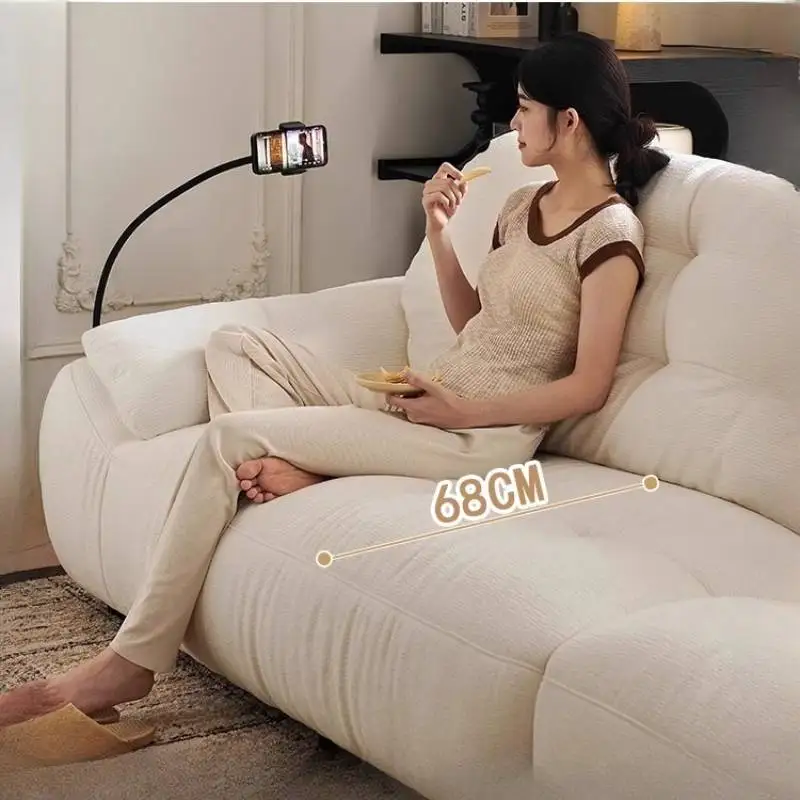 ミニマリストイタリアンリビングルームソファ クラシックモダンな小さなリビングルームソファ メモリーフォームソフトファットゥイユ・ド・サロン家具 ホーム