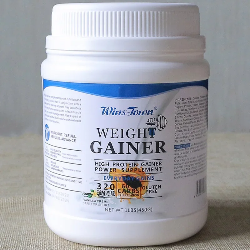 High Protein Weight Gain Energy SupplementProtein PowderPromotes Muscle RecoveryIncreases Energy IntakeDietary Supplements