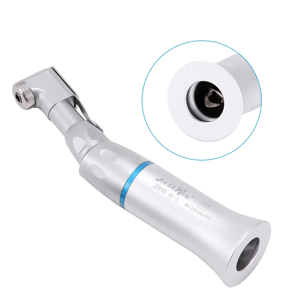 Dental Latch Type Contra Angle Low Speed Handpiece Suit for φ 2.35 mm Burs Autoclavable 135°C