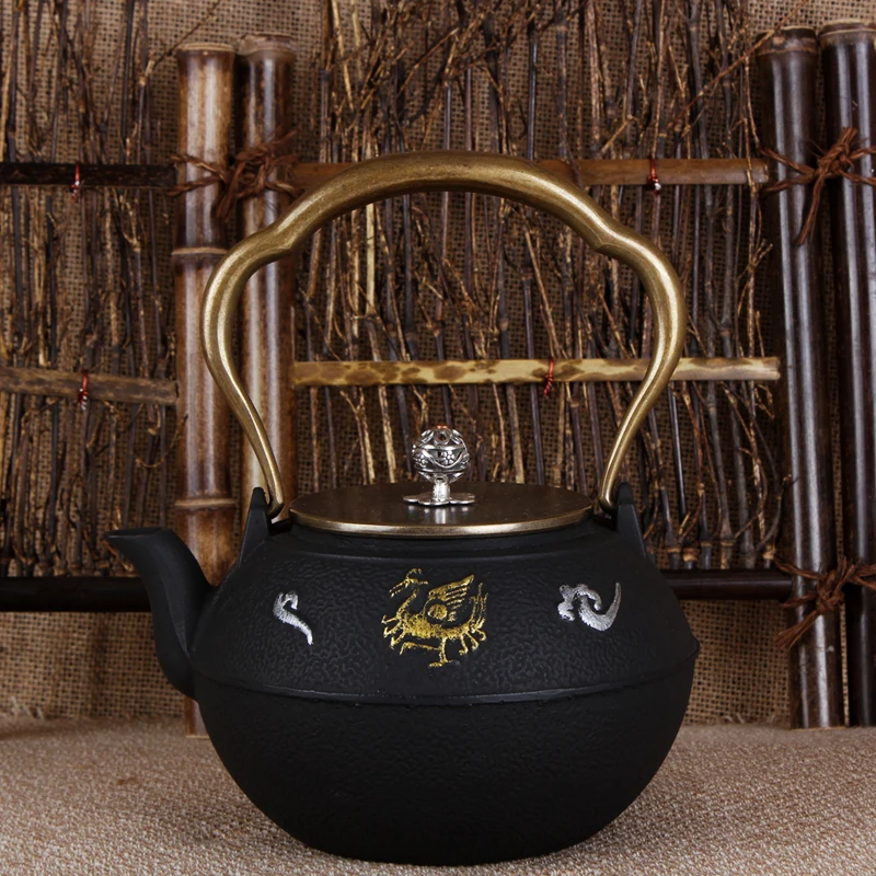 1300ml Japanese Teapot Cast Iron Tetsubin Tea Pot Authentic Cast Iron Teapot Set Tea Pot Tetsubin Kettle