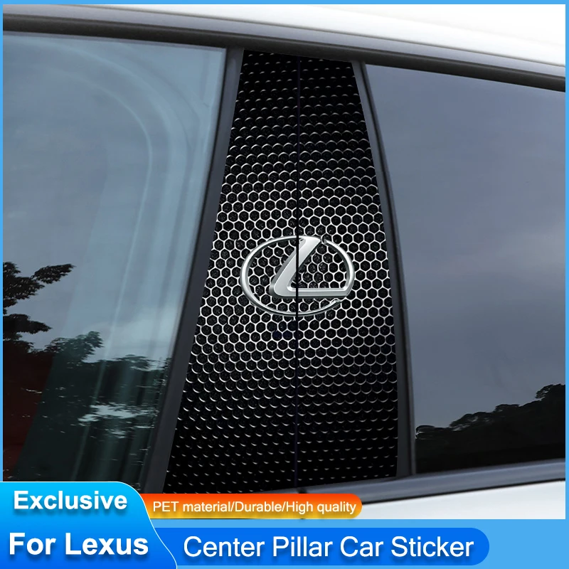 

Автомобильные наклейки, центральная колонна, декоративная крышка, наклейки, автоаксессуары для Lexus RX330 IS250 Ct200h ES300h RX350 IS300h