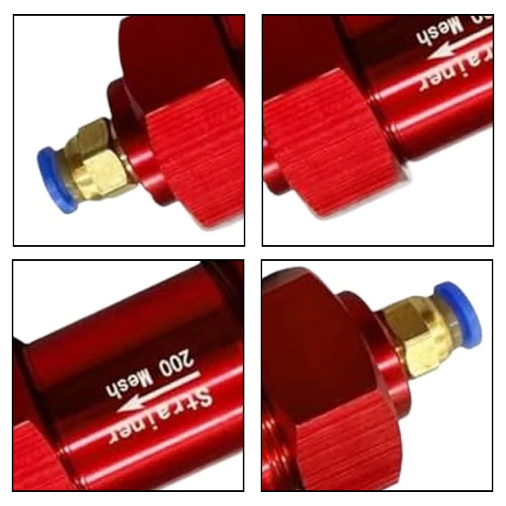 Fuel Filter Element for High Pressure Applications Used with Fuel Injector Testers and Return Collector Assemblies