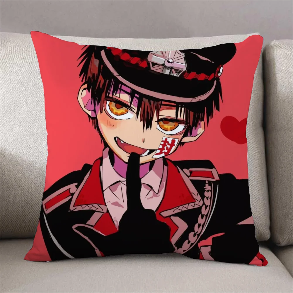 Pillowcases 40x40 Cushions for Decorative Sofa Pillow Cover Toilet Bound Hanako Kun Pillowcase Decor 40x40 Throw Pillow Covers