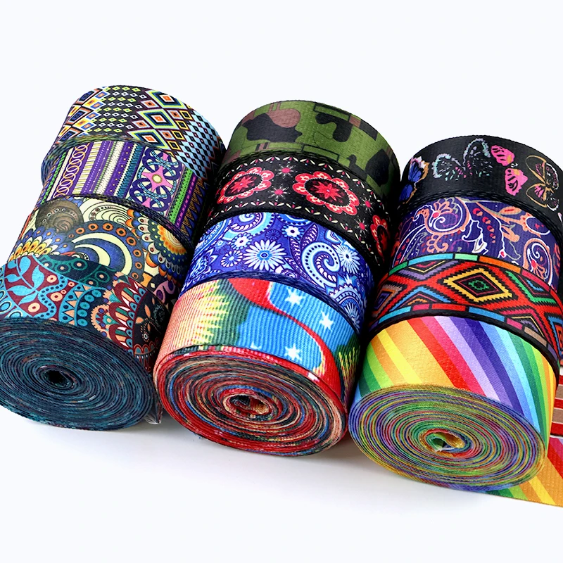 Binding Tape Bias - 5Meters 50mm Printed Webbing Ribbon Tape