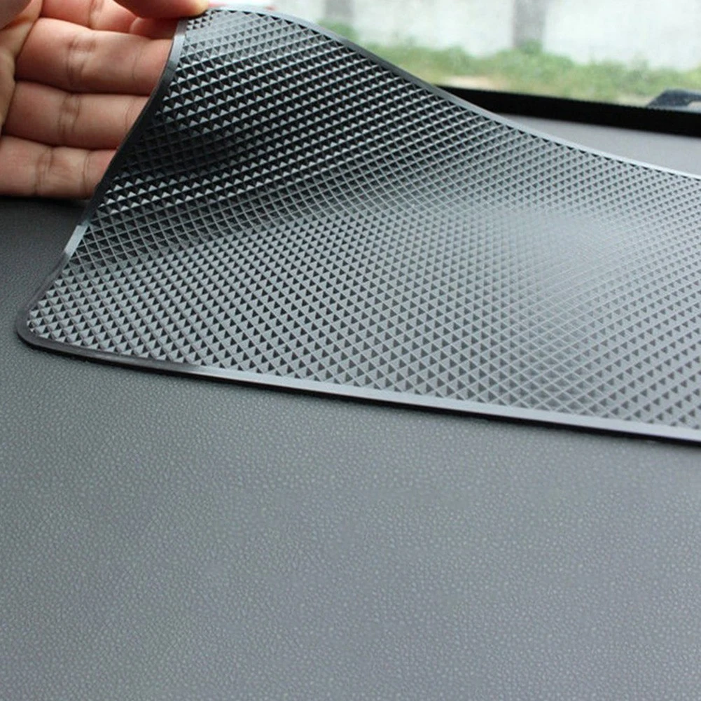 1PCS Black Rubber Skid Pad Anti-Skid Slip Proof Grip Mat For GPS Cell Phone Car Dashboard Holder Pad40x20CM/13x7cm Dash Mat/pad
