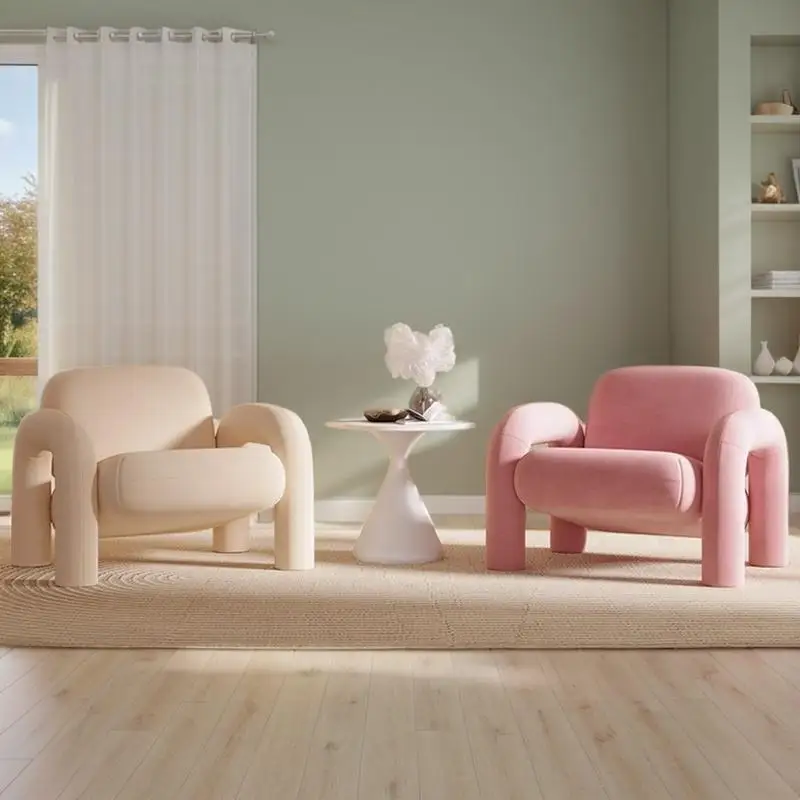 فتاة أريكة كراسي غرفة المعيشة الجنس مكتب ماكياج غرفة نوم كراسي متنقلة مصمم القراءة الكمبيوتر مريحة Sillon أثاث المنزل