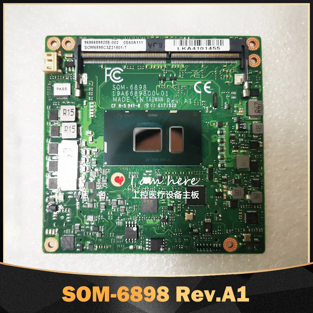 For Advantech original disassembly industrial control medical equipment motherboard SOM-6898 Rev.A1