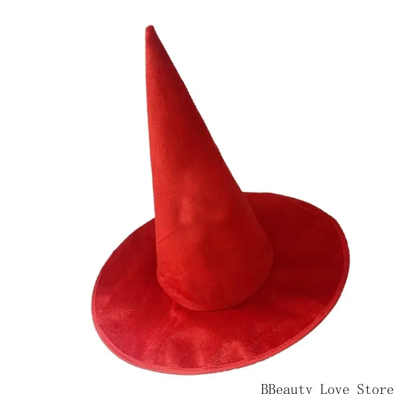 Wizard Hat Halloween Wizard Hat Hexe Kostüm Accessoire für Frauen Männer Cosplay
