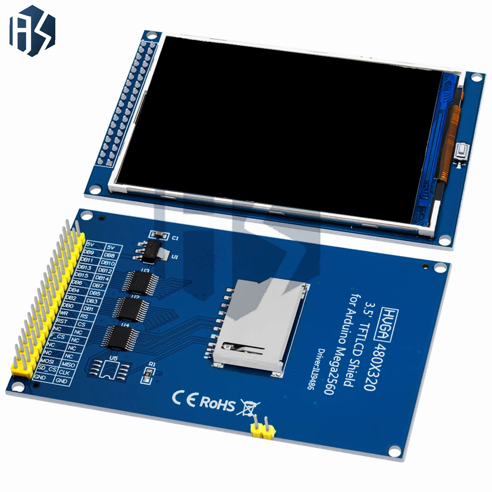 Módulo de tela LCD TFT de 3,5 polegadas Ultra HD 320X480 para placa Arduino MEGA 2560 R3