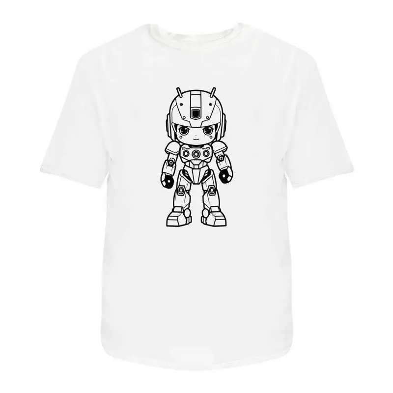 

Милая хлопковая футболка для девочек-меха Ta050007