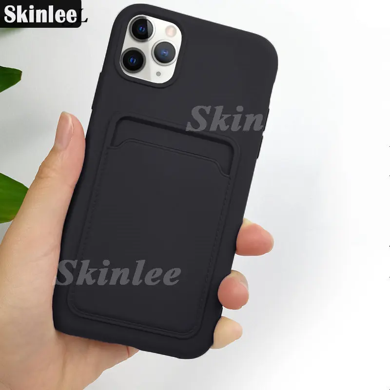 Skinlee For Tecno Phantom X2 Silicone Soft Case Full Protector For Tecno Phantom X2 X Pro Luxury Wallet Card Slot Back Cover