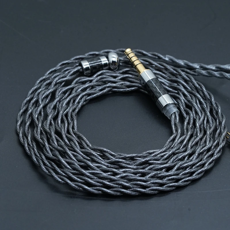 XINHS B05 4 Core Black High Purity Graphene Oil-Impregnated Cable Wire Anti-Shield Fading