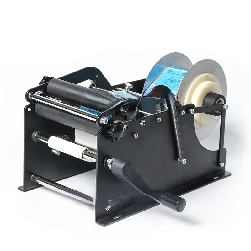 Manual With Lower Pressure Cylinder Bottle Labeling Machine Self-Adhesive Label Packaging Machine Transparent Lab