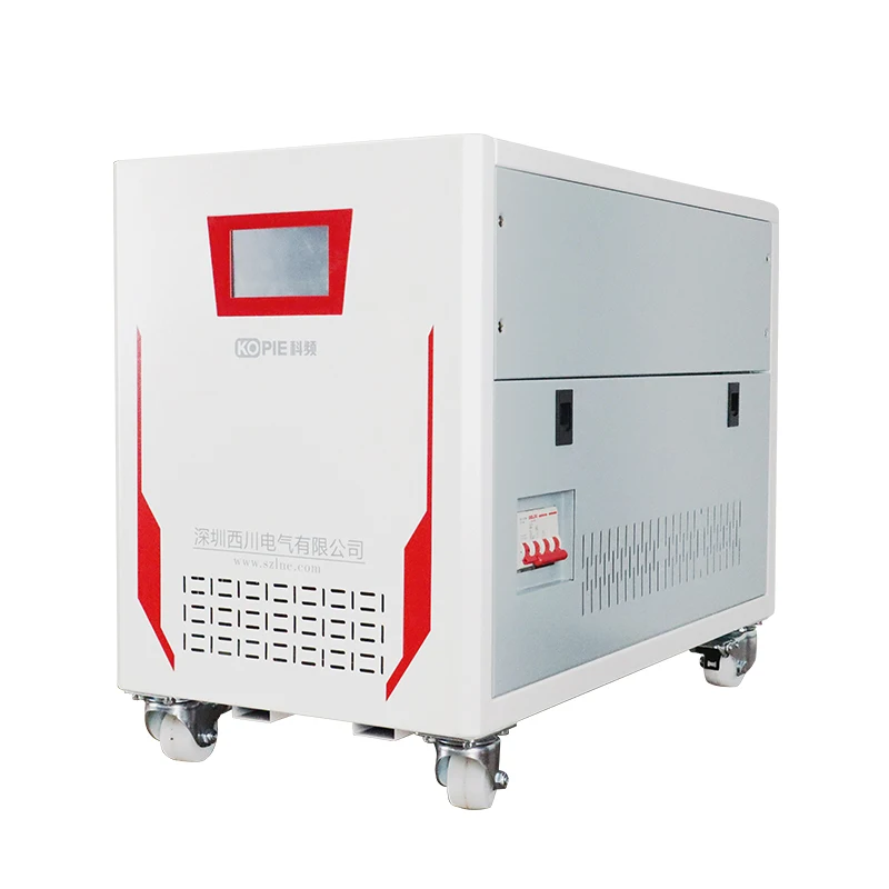 Estabilizador de voltaje 6000VA 5000KVA 10KW para cortadora de fibra Jonchn 50KVA 180KVA 65KVA 150KVA 20KVA 6000VA tres AC