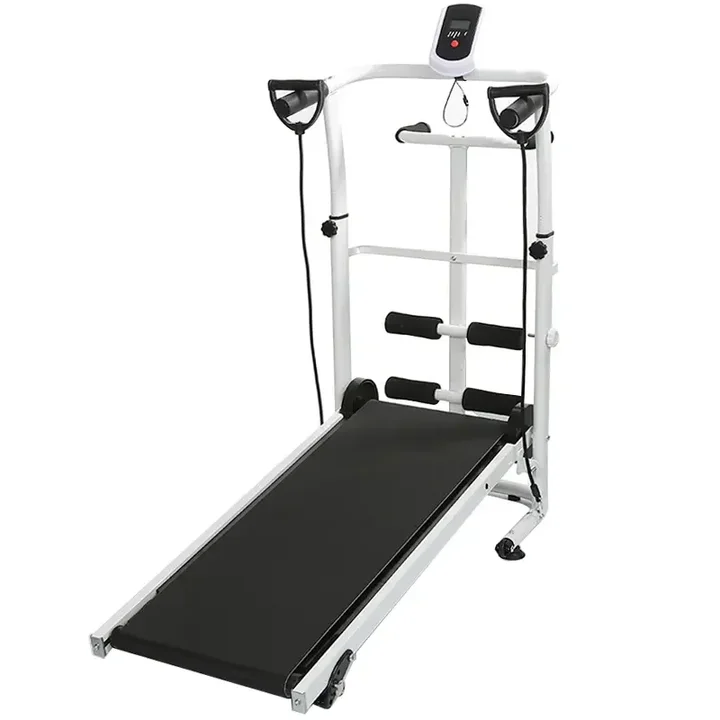 Mechanical Non-motor Indoor Steel Adjustable Silent Treadmill Home Fitness Foldable & Multifunction Treadmill