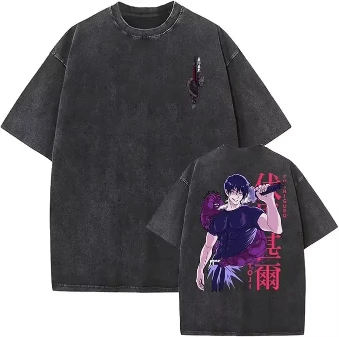 

Unisex Jujutsu Kaisen Fan T-Shirt 2026 Summer Cotton Casual Streetwear Style Anime Short Sleeve Y2K Streetwear Trend