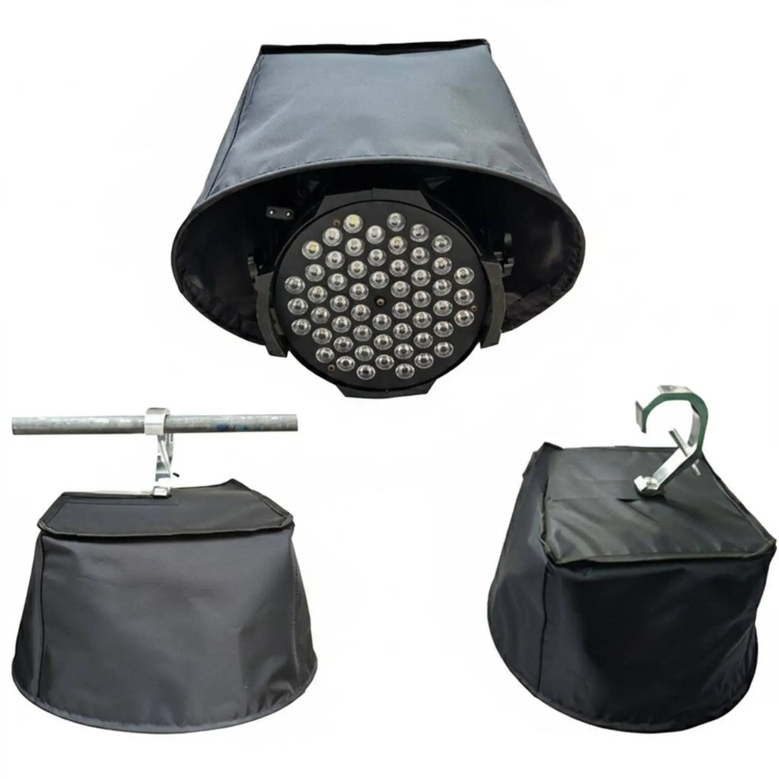 Waterproof PAR Lamp Cover Long-Lasting Waterproof Par Cover Outdoor Stage Lamp Rain Protector Effortless Drainage Outdoor Lamp