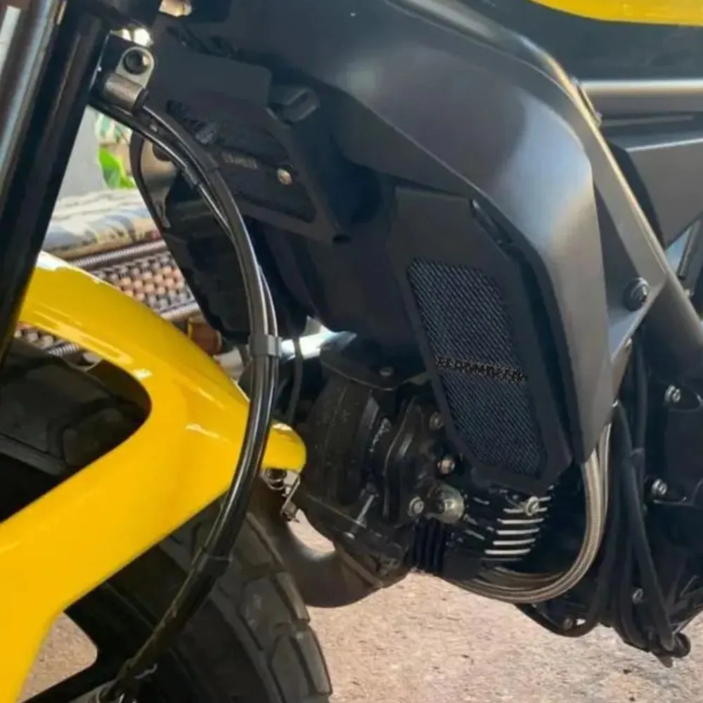 For Ducati Scrambler 800 2015 - 2026 Rectifier Radiator Grille Guard Oil Cooler Cover Protector Shield Protection Scrambler800